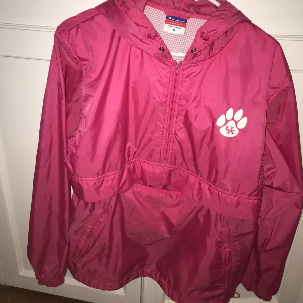 Pink champion rain jacket
